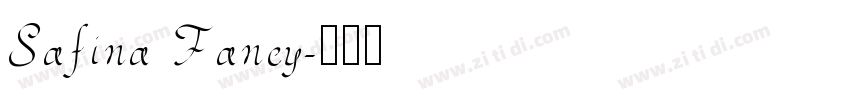 Safina Fancy字体转换